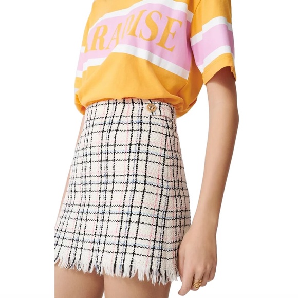 NWT $790 Maje Tweed Suit: Jianey Skirt + Vianey Oversized Blazer - size 36! - Picture 8 of 16